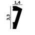 Молдинг из полимера P138 Perfect Plus