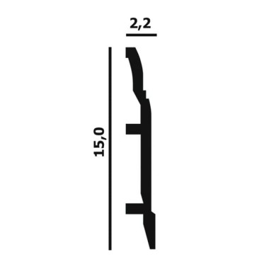 Плинтус напольный P63 Perfect Plus
