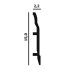 Плинтус напольный P63 Perfect Plus