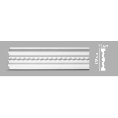 Молдинг с орнаментом Decomaster 98091 (128х22х2400мм)