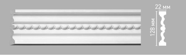 Молдинг с орнаментом Decomaster 98091 (128х22х2400мм)