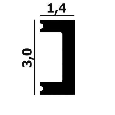 Молдинг из полимера P123 Perfect Plus