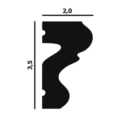 Молдинг из полимера P76 Perfect Plus