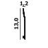 Плинтус напольный Р117 Perfect Plus