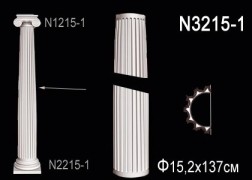 Капитель полуколонны N3215-1 Перфект Полиуретан