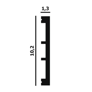 Плинтус напольный P75 Perfect Plus