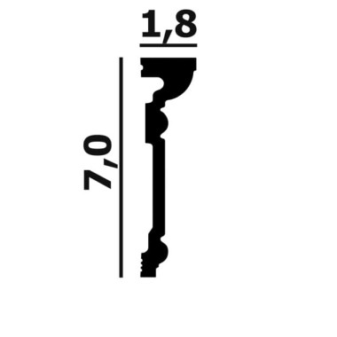 Молдинг из полимера P97 Perfect Plus