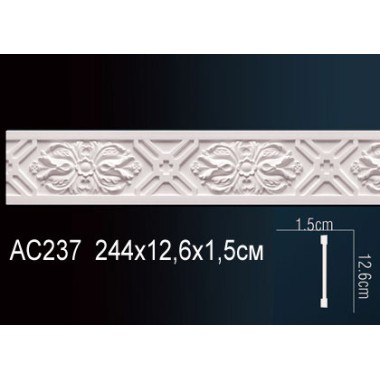 Молдинги для стен AC237 из полиуретана