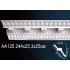 Плинтус потолочный полиуретановый AA125 Перфект
