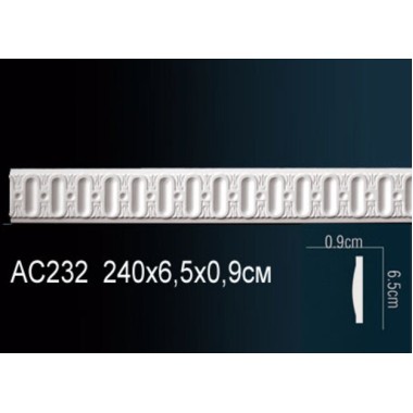 Молдинг полиуретановый с рисунком AC232