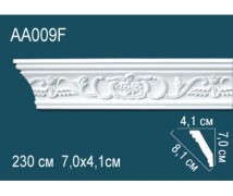 Гибкий потолочный плинтус AA009F Перфект
