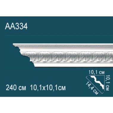 Плинтус потолочный полиуретановый AA334 Перфект