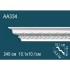 Плинтус потолочный полиуретановый AA334 Перфект