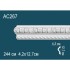 Молдинги для стен AC267 из полиуретана