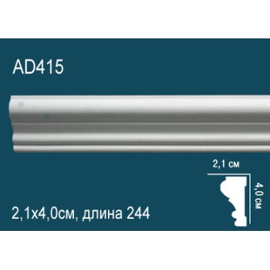Молдинги для стен AD415 из полиуретана
