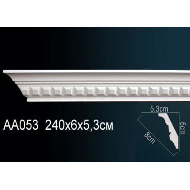 Плинтус на потолок AA053 Перфект