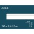 Плинтус напольный из полиуретана AD398 Перфект