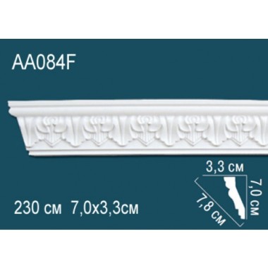 Гибкий потолочный плинтус AA084F Перфект