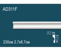 Гибкий молдинг полиуретановый AD311F