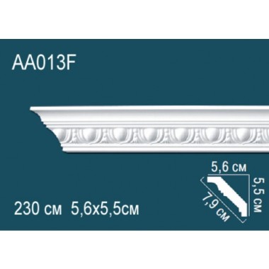 Гибкий потолочный плинтус AA013F Перфект