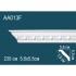 Гибкий потолочный плинтус AA013F Перфект