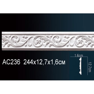 Молдинги для стен AC236 из полиуретана