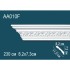 Гибкий потолочный плинтус AA010F Перфект