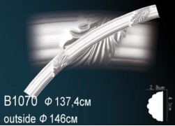 Молдинг на арку B1070 из полиуретана