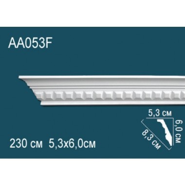 Гибкий потолочный плинтус AA053F Перфект