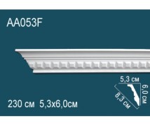 Гибкий потолочный плинтус AA053F Перфект