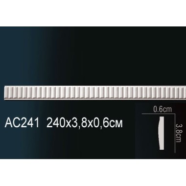 Молдинги для стен AC241 из полиуретана
