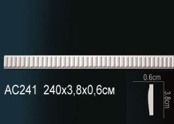 Молдинги для стен AC241 из полиуретана