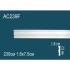 Гибкий молдинг полиуретановый с рисунком AC239F