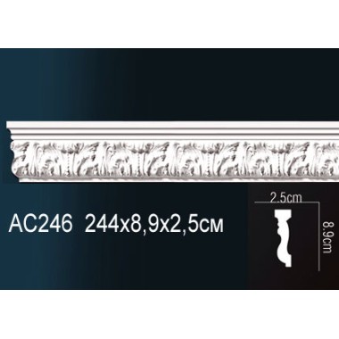 Молдинги для стен AC246 из полиуретана
