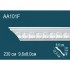 Гибкий потолочный плинтус AA101F Перфект