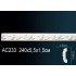 Молдинг полиуретановый с рисунком AC233
