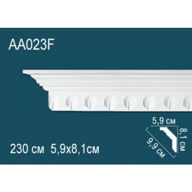 Гибкий потолочный плинтус AA023F Перфект