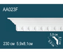 Гибкий потолочный плинтус AA023F Перфект