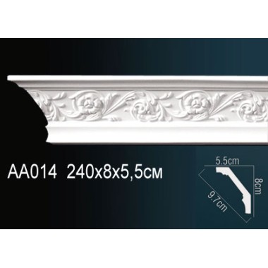 Плинтус на потолок AA014 Перфект