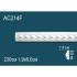 Гибкий молдинг полиуретановый с рисунком AC214F