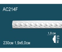 Гибкий молдинг полиуретановый с рисунком AC214F