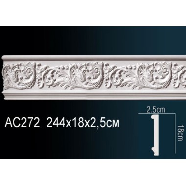 Молдинги для стен AC272 из полиуретана