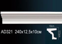 Молдинги для стен AD321 из полиуретана