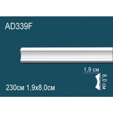 Гибкий молдинг полиуретановый AD339F