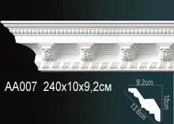Плинтус потолочный полиуретановый AA007 Перфект