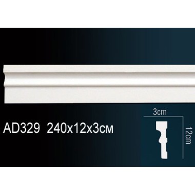Молдинги для стен AD329 из полиуретана