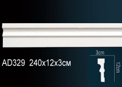 Молдинги для стен AD329 из полиуретана