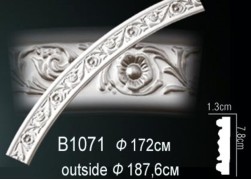 Молдинг на арку B1071 из полиуретана