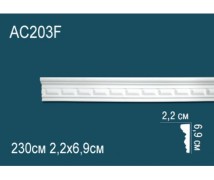Гибкий молдинг полиуретановый с рисунком AC203F