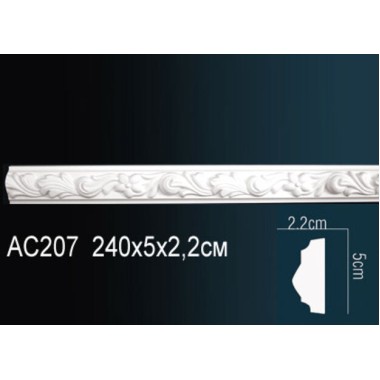 Молдинг полиуретановый с рисунком AC207
